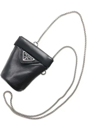 Prada Pre-owned, Kobieta, Czarny, ONE SIZE, Skóra, Pre-owned Leather clutches