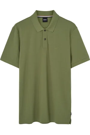 HUGO BOSS Koszulki, Mężczyzna, Zielony, 2XL, Stylowe Koszulki i Pola Kolekcja