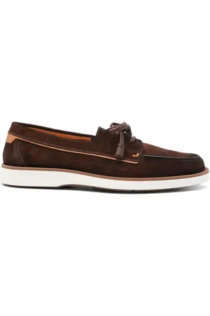 santoni Buty, Mężczyzna, brązowy, 40 EU, Stylowy Oyster Loafer w Detroit