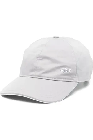 Paul & Shark Akcesoria, Mężczyzna, Szary, ONE SIZE, Bawełniana Czapka Hat Made in Italy