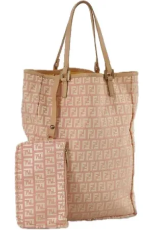 Fendi Pre-owned, Kobieta, Różowy, ONE SIZE, Pre-owned Canvas fendi-bags