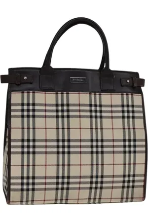 Burberry Pre-owned, Kobieta, Beżowy, ONE SIZE, Skóra, Pre-owned Canvas handbags