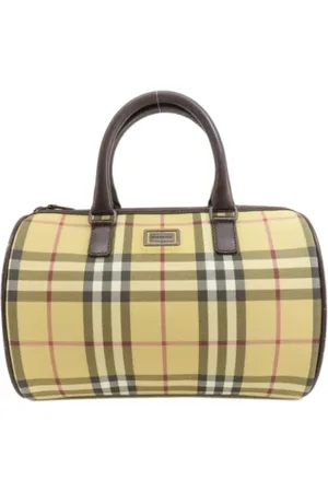 Burberry Pre-owned, Kobieta, Beżowy, ONE SIZE, Pre-owned Canvas handbags