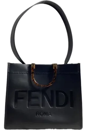 Fendi Pre-owned, Kobieta, Czarny, ONE SIZE, Skóra, Pre-owned Leather totes