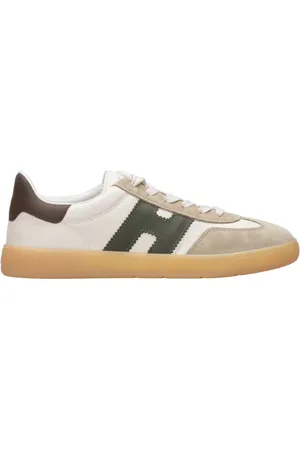 Hogan Buty, Mężczyzna, Wielobarwność, 43 EU, Zamsz, Sneakersy z detalami skóry i zamszu