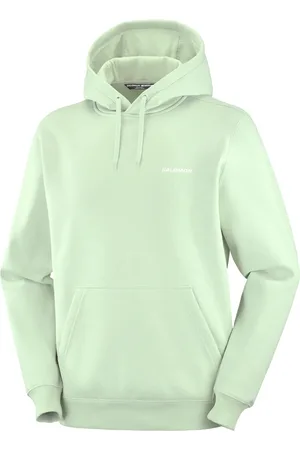 Salomon Bluzy, Mężczyzna, Zielony, S, Bluza z nadrukiem Logo