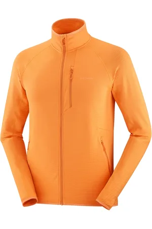 Salomon Sport, Mężczyzna, Pomarańczowy, XL, Kurkuma Lekka Ciepła Kurtka