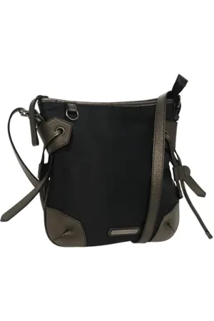 Burberry Pre-owned, Kobieta, Czarny, ONE SIZE, Skóra, Pre-owned skórzane torby na ramię