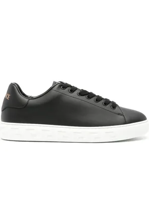 VERSACE Buty, Mężczyzna, Czarny, 40 EU, Czarne Buty Sneaker