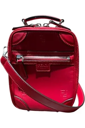 Fendi Pre-owned, Kobieta, Czerwony, ONE SIZE, Skóra, Pre-owned Leather crossbody-bags
