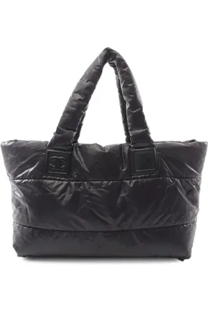 CHANEL Pre-owned, Kobieta, Czarny, ONE SIZE, Nylon, Pre-owned Nylon totes