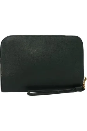 LOUIS VUITTON Pre-owned, Kobieta, Zielony, ONE SIZE, Skóra, Pre-owned Leather clutches