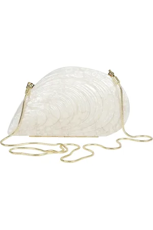 Simkhai Torebki, Kobieta, Biały, ONE SIZE, Ivory Pearl Shell Torebka