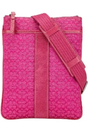 Coach Pre-owned, Kobieta, Różowy, ONE SIZE, Skóra, Pre-owned skórzane torby na ramię