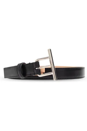 Alexander McQueen Akcesoria, Kobieta, Czarny, 85 CM, Skórzany pasek