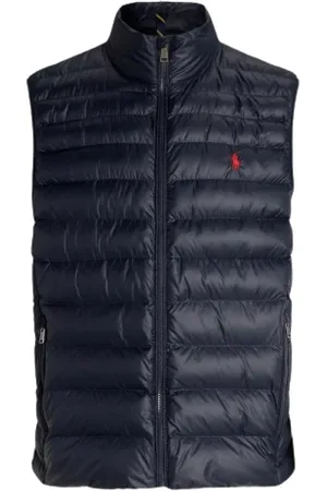 Ralph Lauren Kurtki, Mężczyzna, Niebieski, S, Pikowana Kamizelka Terra