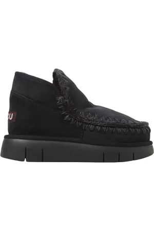 Mou Buty, Kobieta, Czarny, 36 EU, Zamsz, Buty sportowe z wysoką cholewką