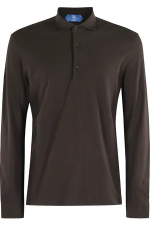Kired Koszulki, Mężczyzna, brązowy, 2XL, Bawełna, Bawełna Crepe Polo Positano