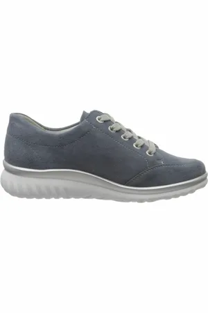 Semler Buty, Kobieta, Niebieski, 39 EU, Buty na sznurówki Samt-Chevro
