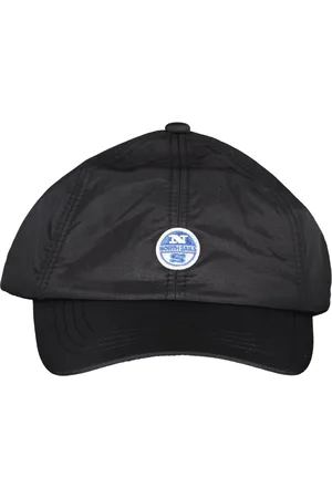 North Sails Akcesoria, Mężczyzna, Czarny, ONE SIZE, Czarna męska czapka z daszkiem i logo