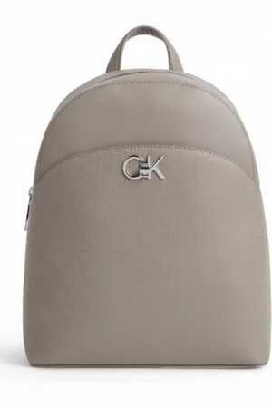 Calvin Klein Torebki, Kobieta, Beżowy, ONE SIZE, Szary plecak dla kobiet