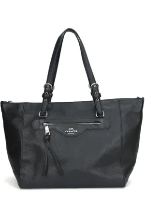 Coach Pre-owned, Kobieta, Czarny, ONE SIZE, Skóra, Pre-owned skórzane torby na ramię