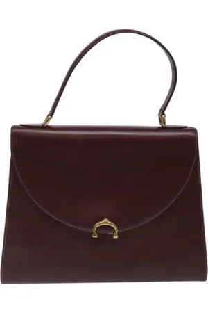 Cartier Pre-owned, Kobieta, Czerwony, ONE SIZE, Skóra, Pre-owned Skórzane torebki