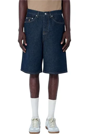 STUSSY Szorty, Mężczyzna, Niebieski, W30, Straight-leg Five-Pocket Shorts