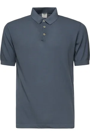 ELEVENTY Koszulki, Mężczyzna, Niebieski, L, Niebieskie T-shirty i Pola