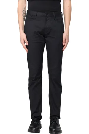 Emporio Armani Jeansy, Mężczyzna, Czarny, W32, Stylowe Straight-Leg Jeansyy
