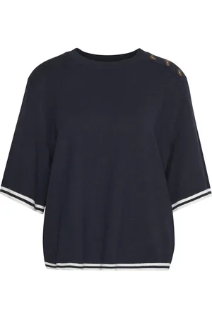 Barbour Swetry, Kobieta, Niebieski, S, Bawełna, Bawełna Len Bluzy