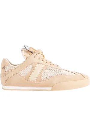 Chloé Buty, Kobieta, Beżowy, 36 EU, Zamsz, Różowe Kick Fishnet Sneakers