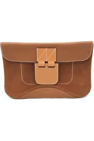Hermès Pre-owned, Kobieta, brązowy, ONE SIZE, Pre-owned Leather clutches
