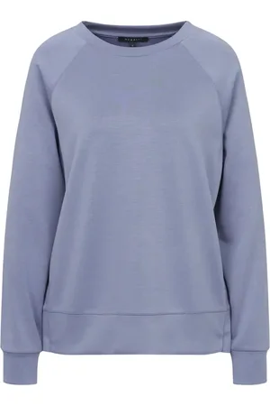 Bugatti Bluzy, Kobieta, Niebieski, L, Sportowy Sweter w Stylu z Bocznym Zamkiem