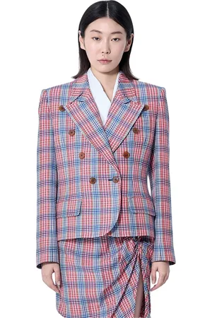 Vivienne Westwood Kurtki, Kobieta, Wielobarwność, M, Pikowany Dwurzędowy Blezer
