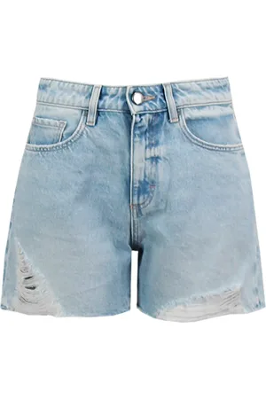 Icon Denim Szorty, Kobieta, Niebieski, W26, Jasnoniebieskie Szorty Dżinsowe