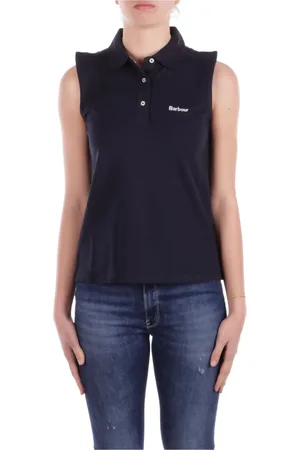 Barbour Koszulki, Kobieta, Niebieski, L, Niebieskie Polo T-shirty i Pola