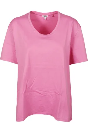 Aspesi Koszulki, Kobieta, Różowy, S, Miękki Różowy T-shirt