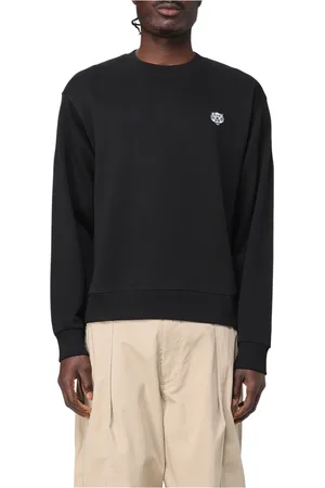 Kenzo Bluzy, Mężczyzna, Czarny, 2XL, Przytulny Tiger Fleece Sweter