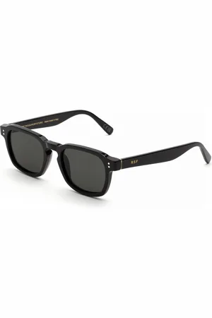 Retrosuperfuture Akcesoria, unisex, Czarny, ONE SIZE, Czarne okulary przeciwsłoneczne Stylowe Unisex Okulary