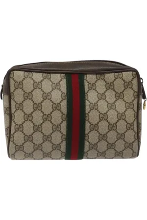 Gucci Pre-owned, Kobieta, Beżowy, ONE SIZE, Skóra, Pre-owned Leather clutches