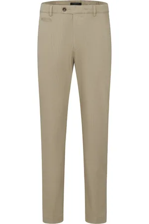 Bugatti Spodnie, Mężczyzna, Beżowy, W36 L34, Bawełna, Stretch Cotton Printed Twill Jeansy
