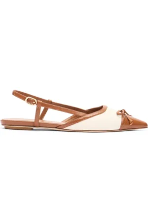 Stuart Weitzman Buty, Kobieta, brązowy, 39 1/2 EU, Kitty Slingback