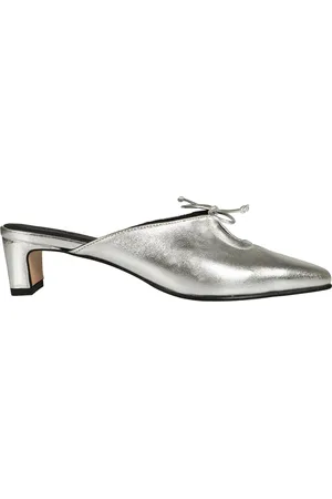 ALOHAS Buty, Kobieta, Szary, 37 EU, Srebrne skórzane szpilki