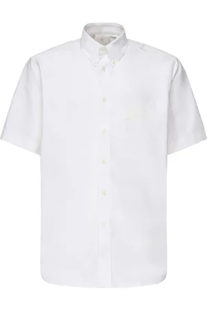 Givenchy Koszule, Mężczyzna, Biały, M, Biała Koszula z Guzikami i Kołnierzykiem