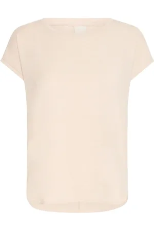 Ichi Koszulki, Kobieta, Różowy, S, Glimmer Tee Top Tapioca
