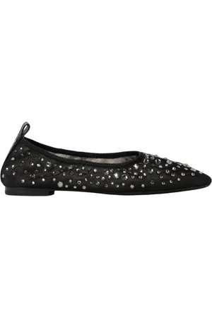 Tory Burch Buty, Kobieta, Czarny, 38 EU, Beige Mesh Ballet Flats