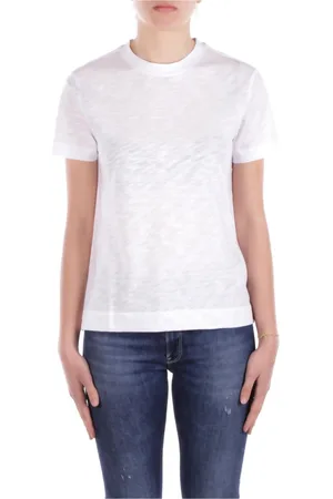 Barbour Koszulki, Kobieta, Biały, M, Bawełna, Białe T-shirty i Pola z Logo