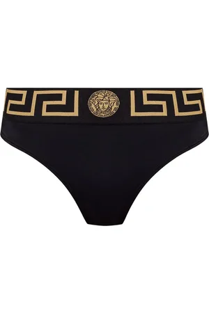 VERSACE Stroje kąpielowe, Kobieta, Czarny, M, Dół od kostiumu kąpielowego