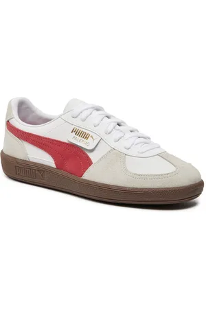 PUMA Buty, Mężczyzna, Biały, 44 EU, Stylowe Buty Skórzane Palermo
